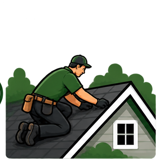 Northmont roofer installing shingles